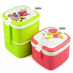 方型手提飯盒、雙層飯