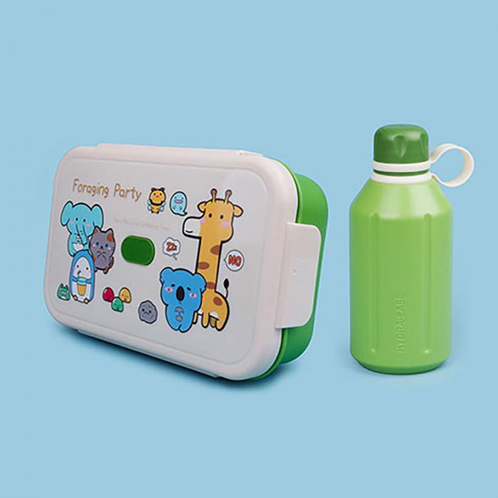 尚趣樂扣大容量單層飯盒(1200ml)+圓形運(yùn)動(dòng)